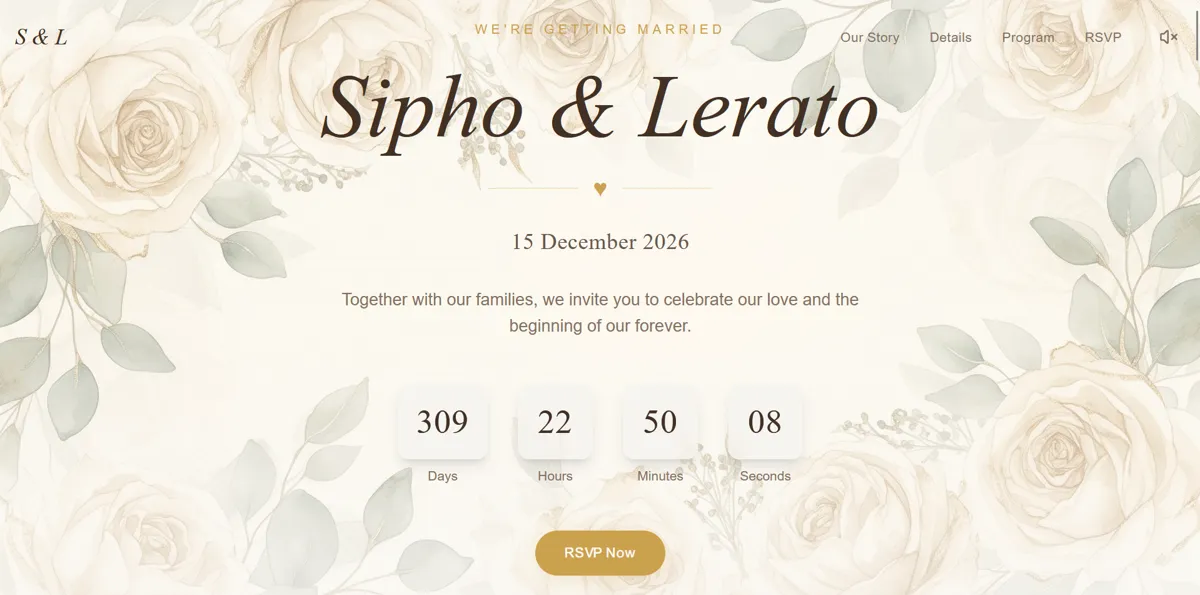 S & L Wedding